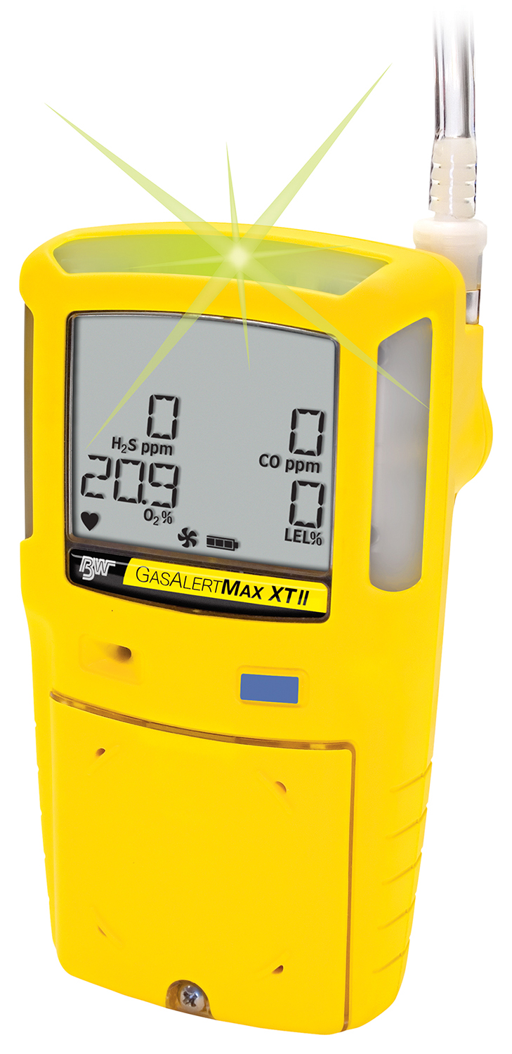 GasAlertMax XT II (LEL(F) O₂ H₂S CO) 4Gas detector De Wolf Maritime