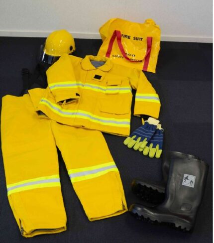Cheater Fire Fighting Suit in bag