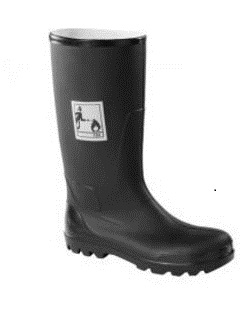 Fire fighting rubber boots
