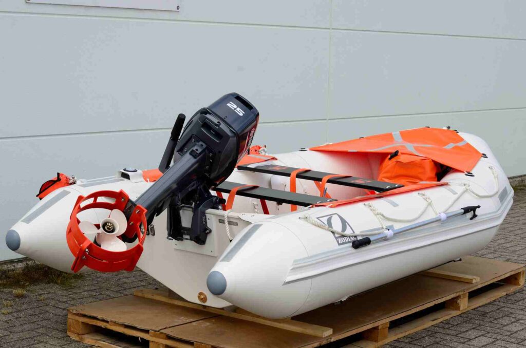 Ribo 340 rescue boat (non SOLAS) - De Wolf Maritime Safety