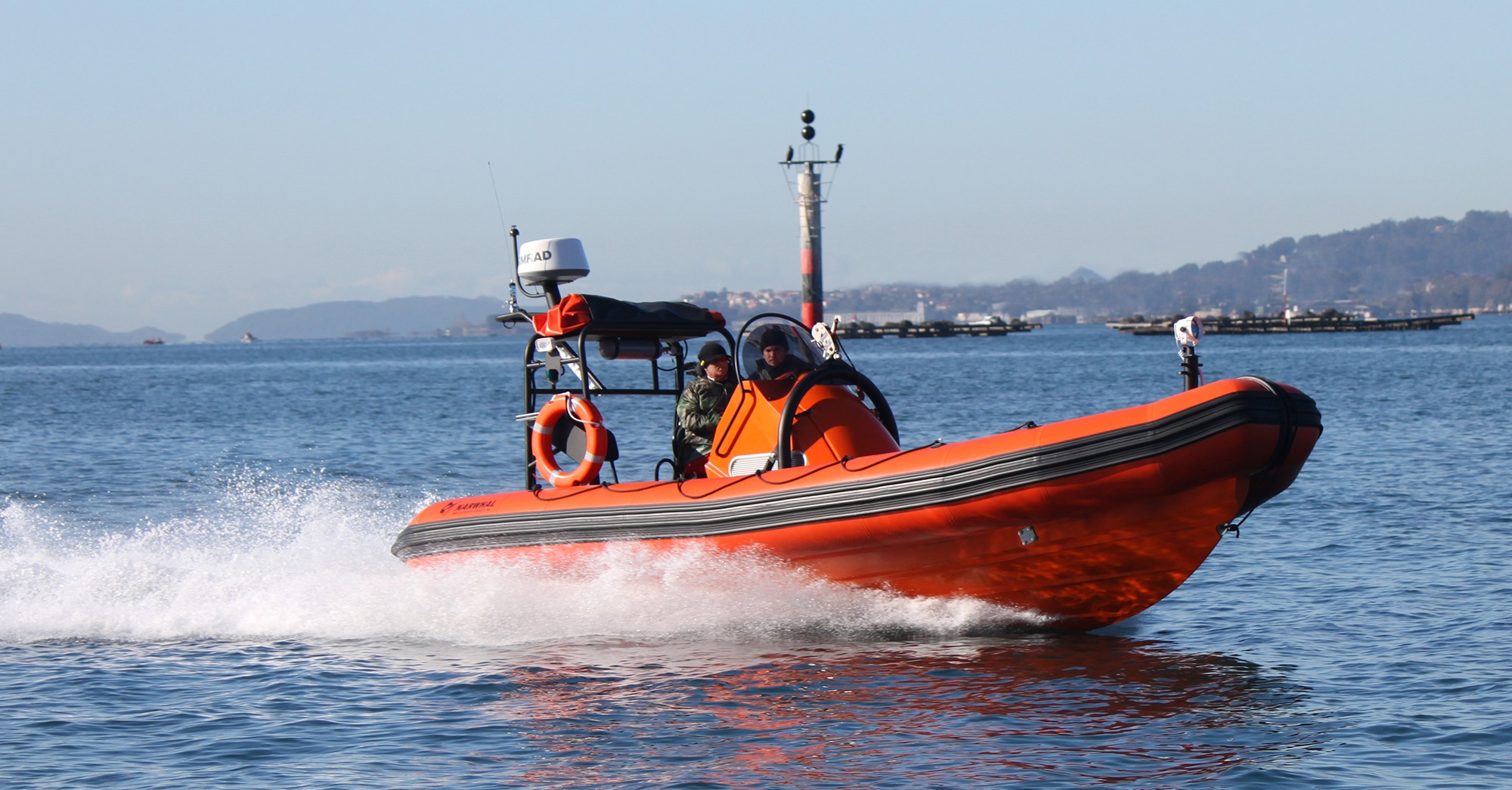 FRB700 fast rescue boat 10/20 persons De Wolf Maritime Safety