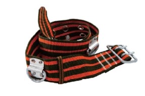 Fireman's belt fabric fire resistant