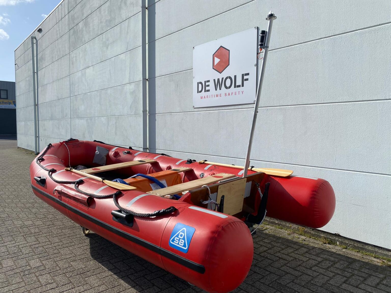 420 IRB inflatable rescue boat De Wolf Maritime Safety