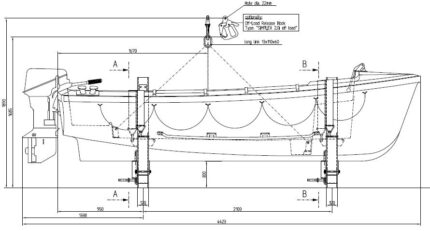Tiltable cradle RB 400