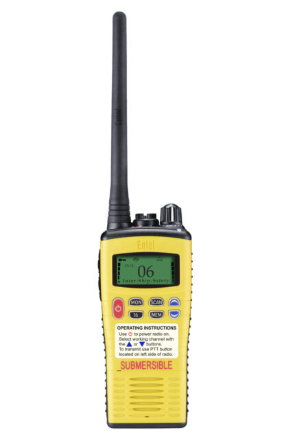VHF GMDSS Radio c/w batteries and charger