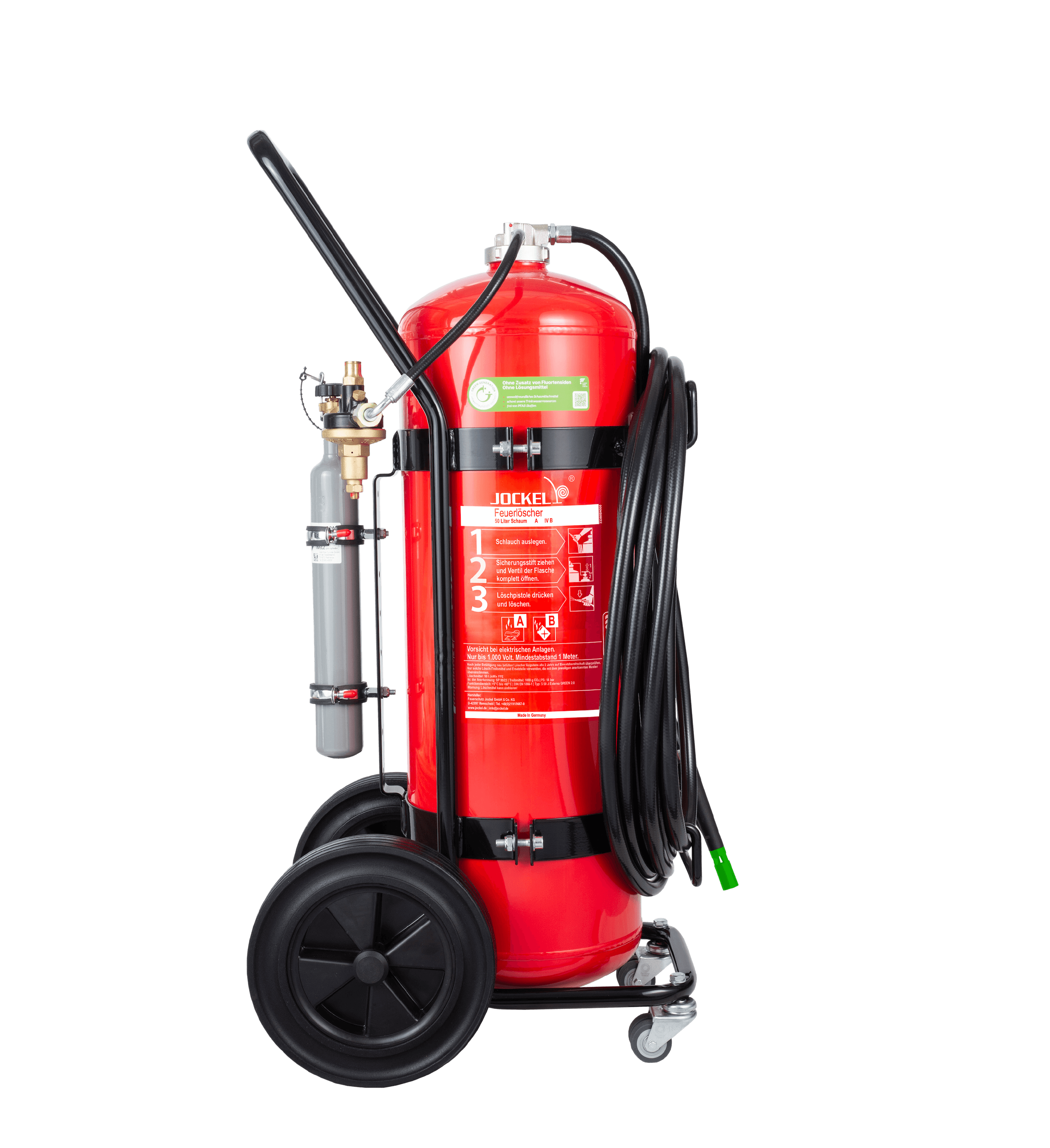 50L Foam PFAS-free Wheeled Extinguisher SOLAS MED - De Wolf