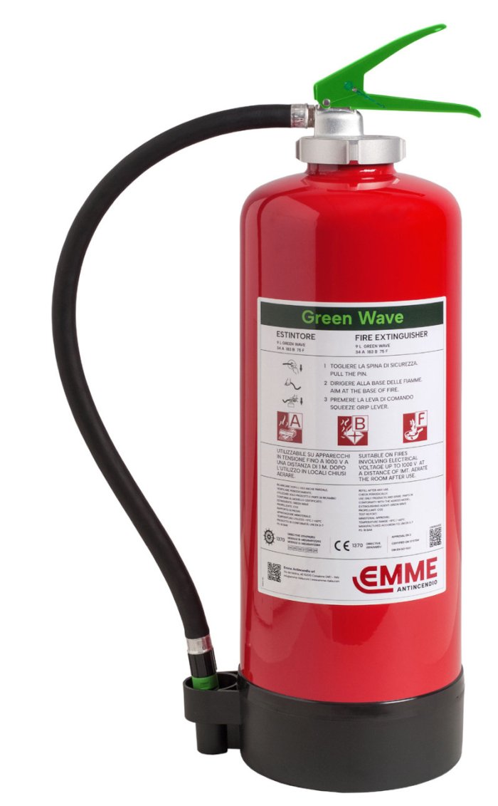 Foam extinguisher 9L SP PFAS-Free MED - De Wolf Maritime Safety