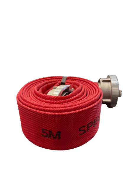 Firehose red 5m x 52mm with N66 alu coupling