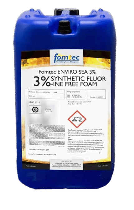 20L Synthetic Fluorine free foam 3% MED